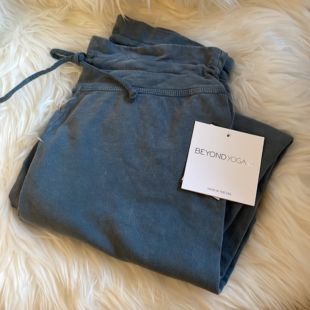 Beyond Yoga Hey Chambray joggers